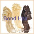 Factory Price Indian Remy Clip in Human Hair Extension